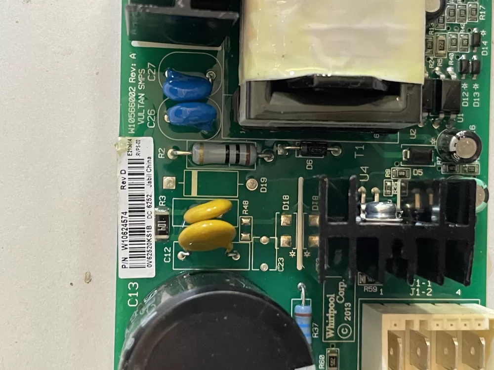 Whirlpool KitchenAid W10624574 Refrigerator Control Board AZ143761 | KM2413