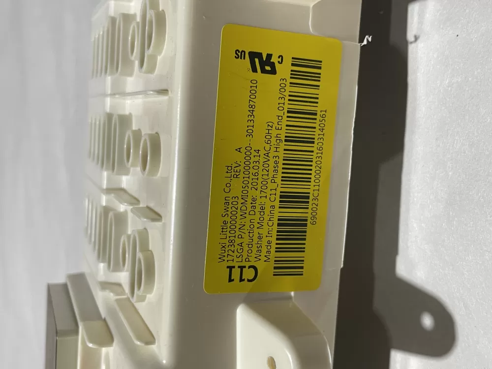 GE 301334870010 17238100000203 Washer Control Board AZ127895 | Wmv231