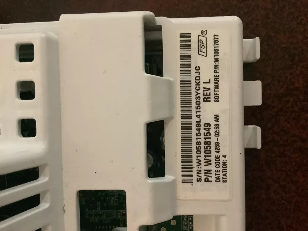 Whirlpool W10581549 W10581549 L Washer Control Board AZ173896 | CG778