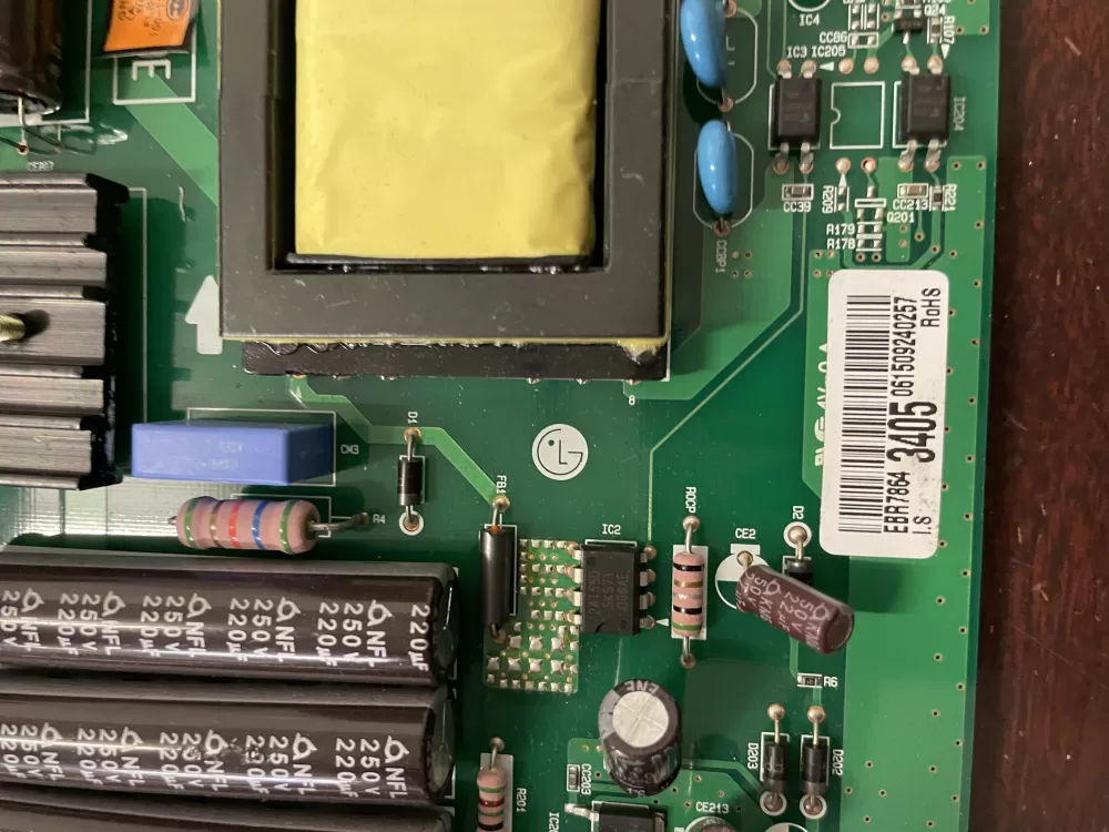 LG EBR78643405 CSP30020854 Refrigerator Control Board AZ39883 | KMV389