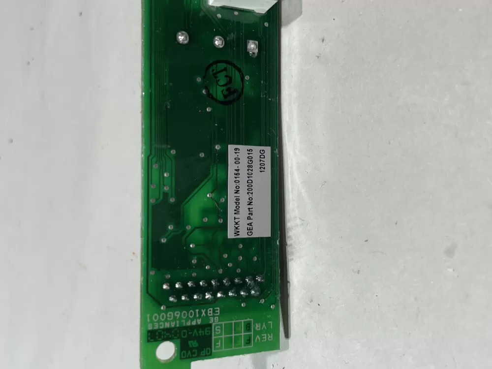 GE Refrigerator Display Control Board AZ143838 | Wm2419