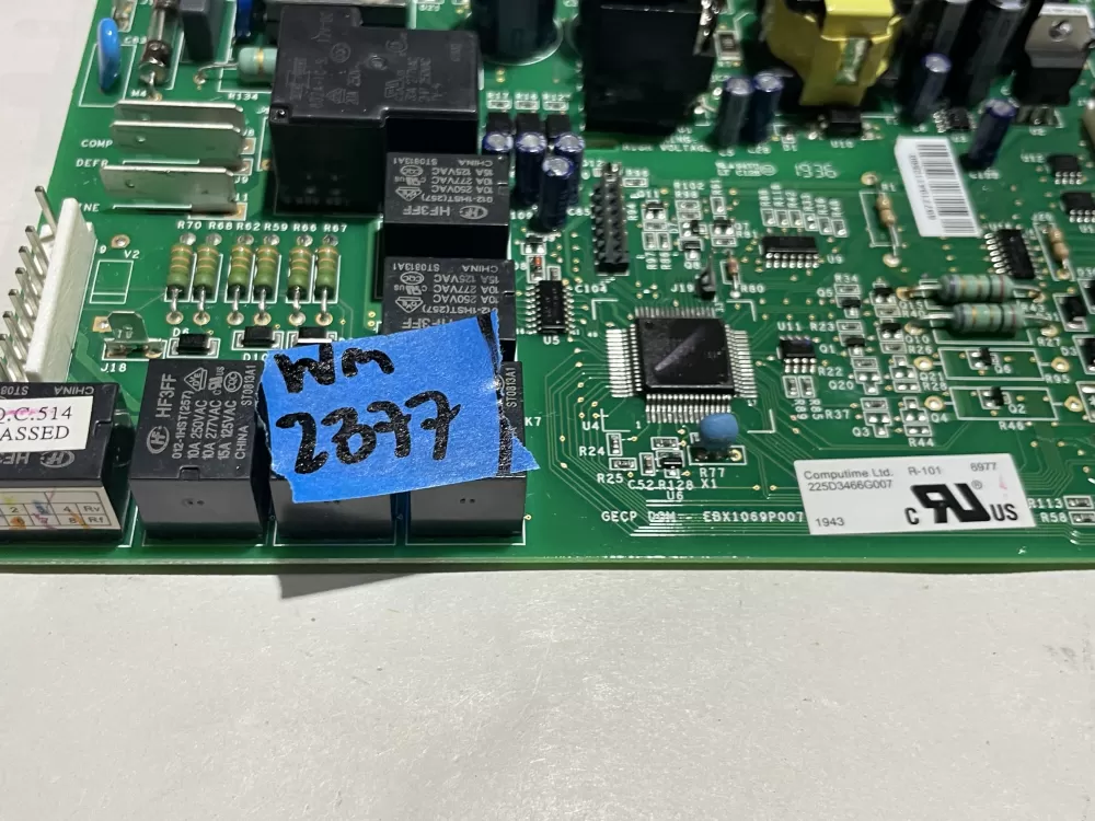 GE WR55X11098C EBX1069P007 Refrigerator Control Board AZ141366 | Wm2377