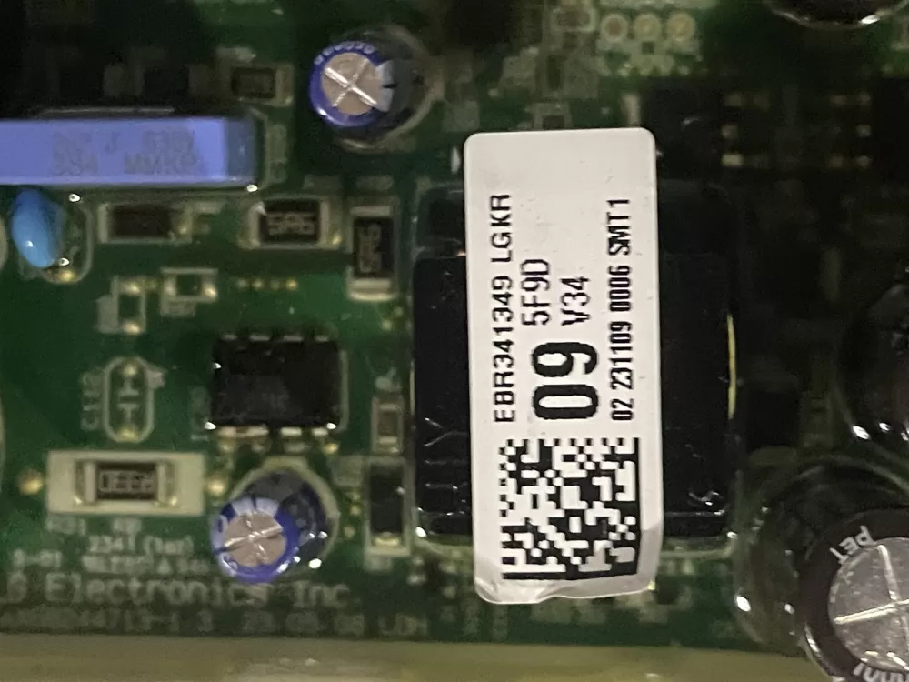 LG WASHER CONTROL BOARD EBR34134909 AZ31304 | Wmv157