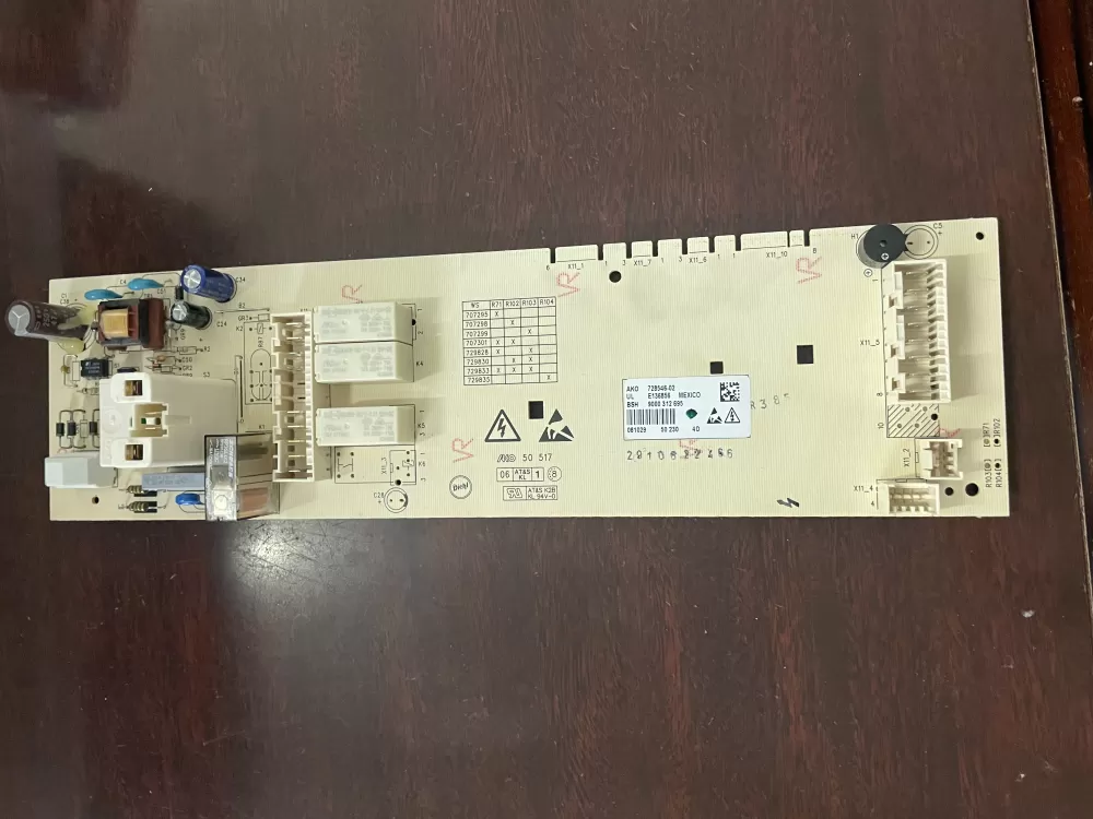 Bosch 9000312695 728546-02 Dryer Control Board AZ54572 | KM1996