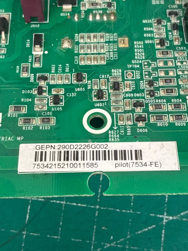 WH22X29556 GE Washer Board - Control