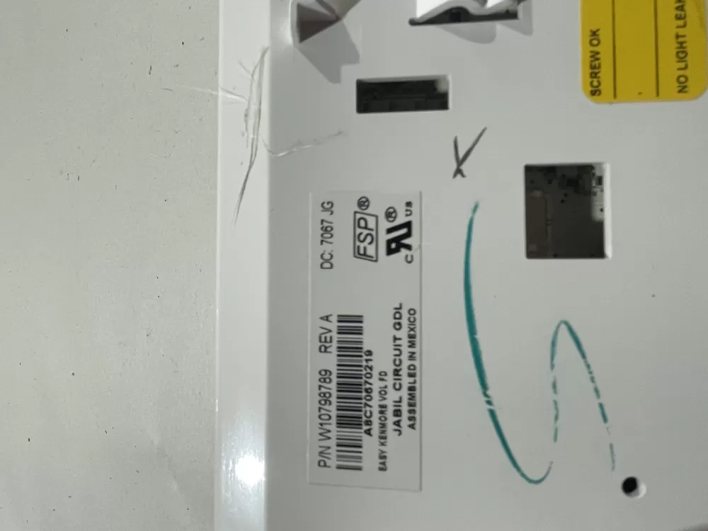 Kenmore W10798789 W10822645 Refrigerator Control Board AZ131540 | Wm870