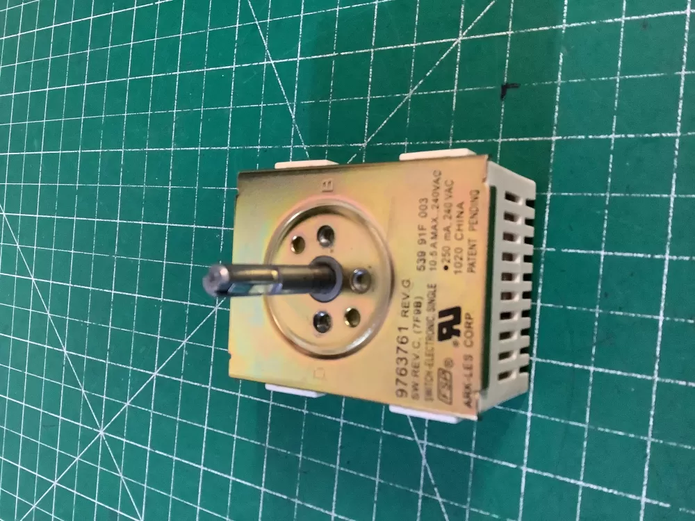 KitchenAid GE WP9763761 Range Burner Control Switch AZ213158 | NR107