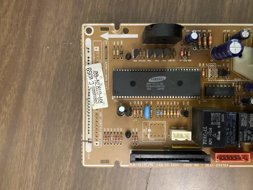 Samsung DE41-00016A Microwave Control Board AZ74378 | BK1642