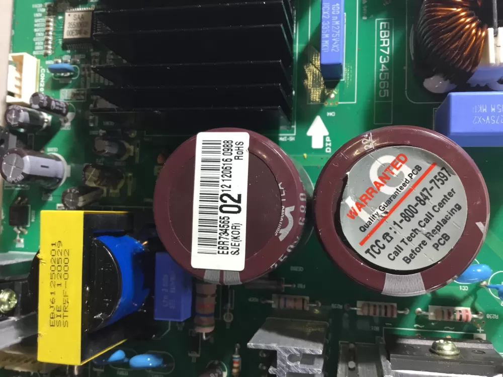LG EBR73456503 EBR73456502 PS5574507 Refrigerator Control Board AZ42599 | NR1743