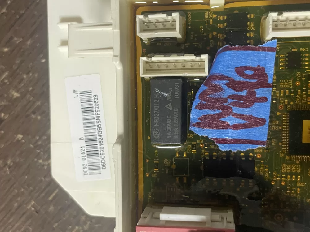 Samsung DC92 01624A Washer Control Board AZ41964 | Wmv416