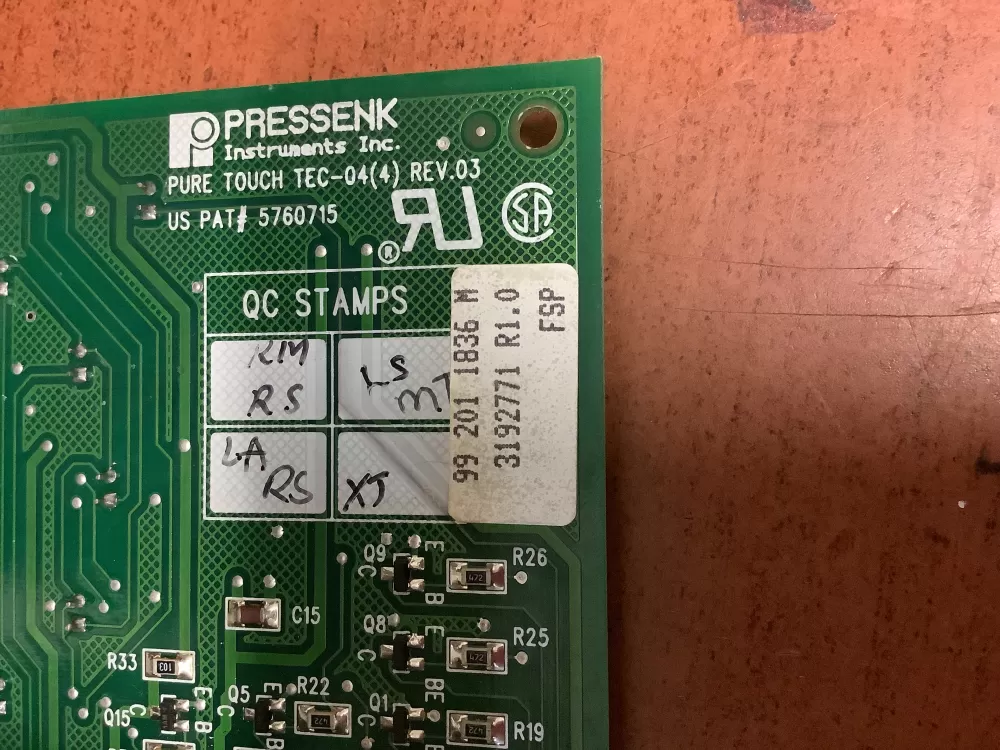 Whirlpool 3192771 Range Control Board AZ225014 | BG342