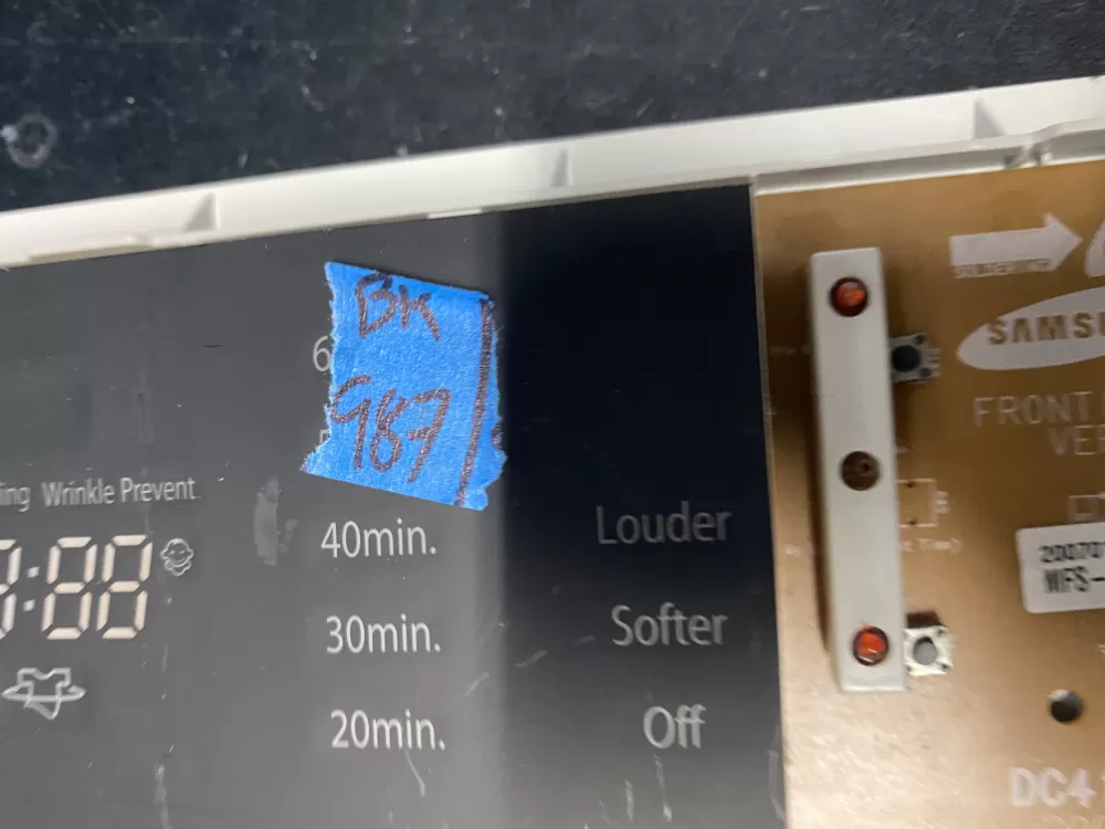 Samsung DC41-00066A Washer Control Board AZ18870 | BK987