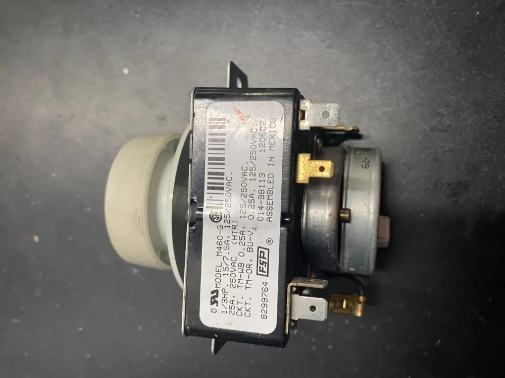 Whirlpool  Maytag  Roper  Crosley  Admiral  Estate  Magic Chef WP8299764  AP6012579  8299764  831500  PS11745789 Dryer Timer