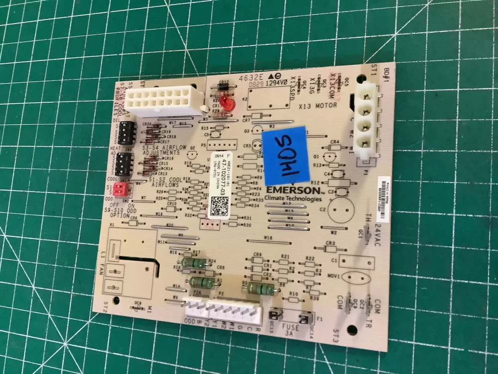 Rheem Emerson 47 102077 03 48e21 101 01 Control Board AZ191637 | NR1405