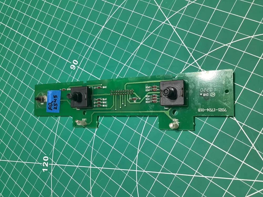 GE WD01X10203 7021-1724-01B Dishwasher Switch Control Board