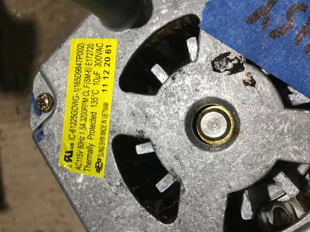 Dishwasher Circulation Pump Wash Motor 165D9847P002 AZ96459 | Sl154