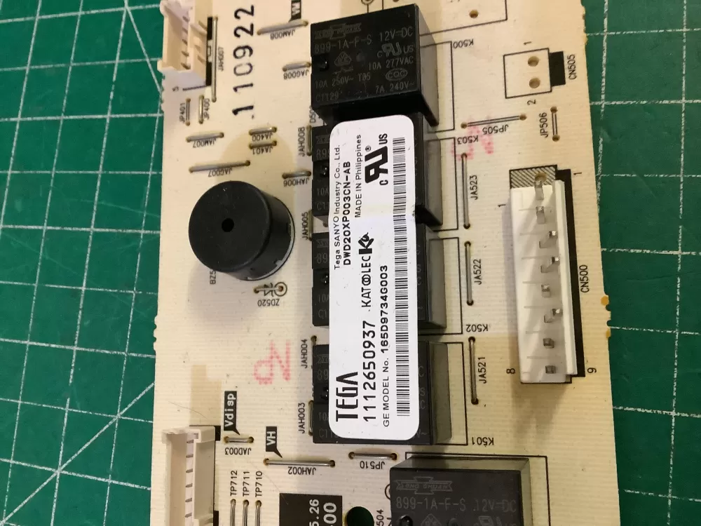GE 165D9734G003 Dishwasher Control Board AZ194423 | NR593
