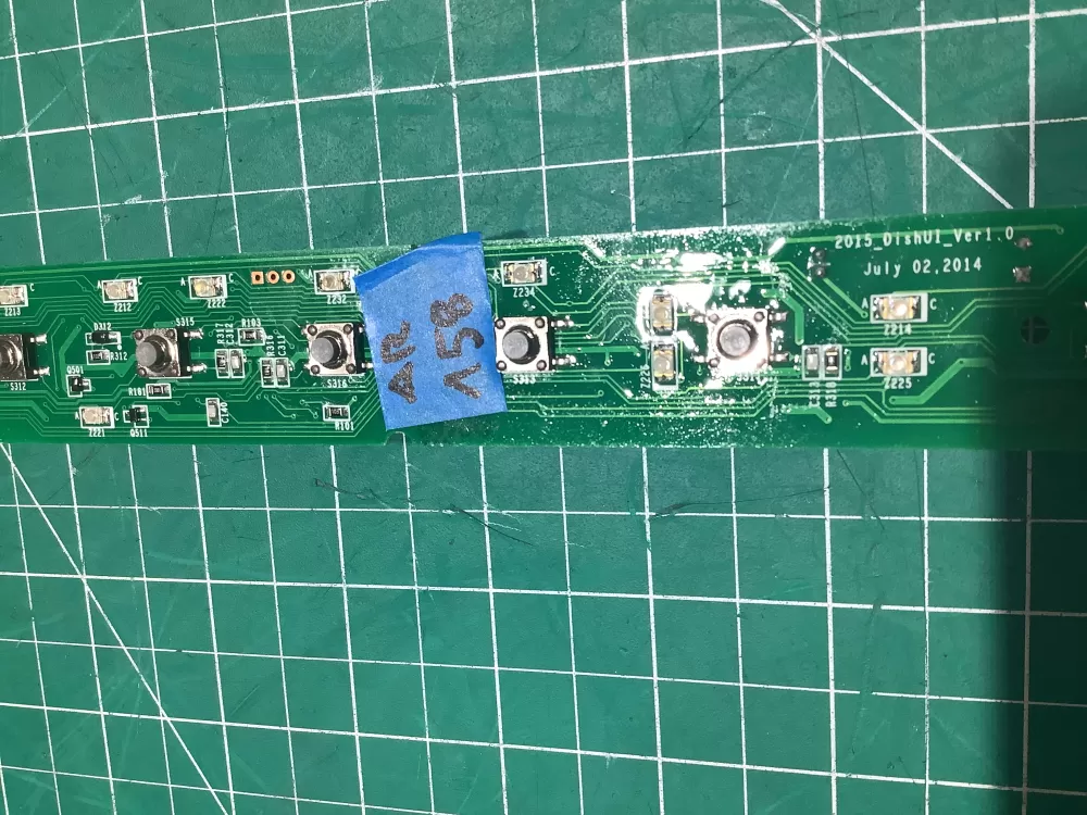 GE 265D1468G019 Dishwasher Control Board User Interface AZ158787 | AR158