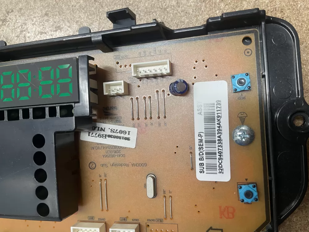 Samsung DC94 07338A Washer Control Board AZ6145 | KMV207