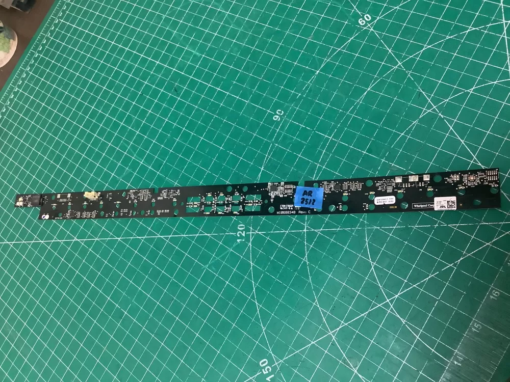Whirlpool Dishwasher Interface Board Part #W10688348 Rev C AZ227135 | AR2512