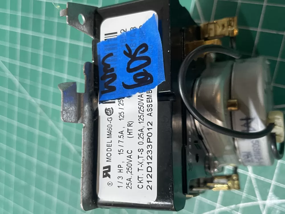 GE 212D1233P012 WE4M364 Dryer Timer AZ193435 | Wm605
