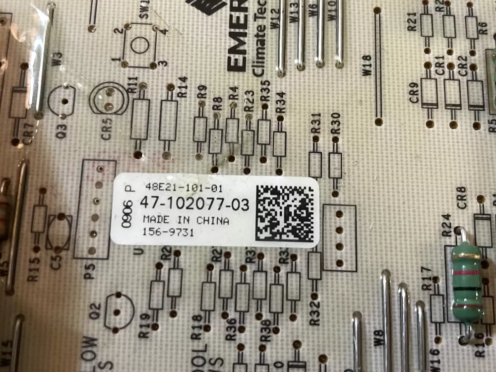 Rheem Emerson 47 102077 03 48e21 101 01  Control Board AZ110660 | Wm229