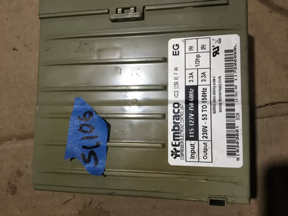 GE 519303021 Refrigerator Invter  Control Board AZ92247 | Sl106