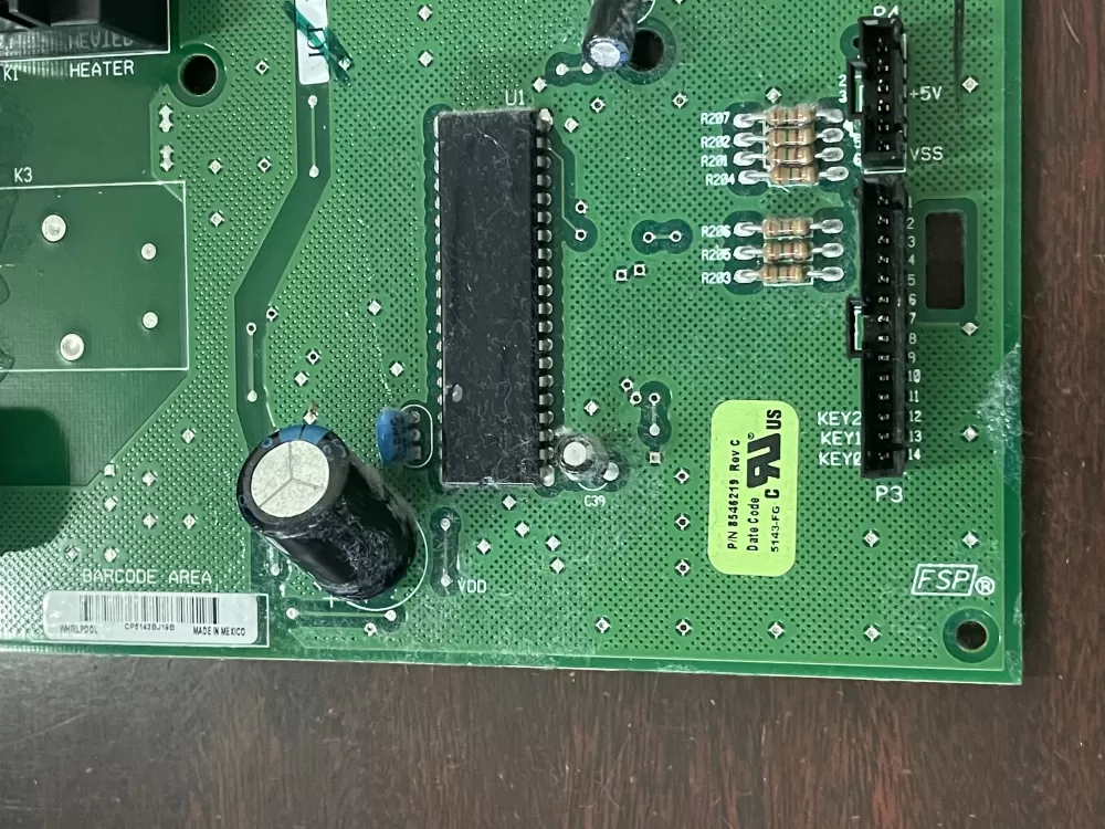 Whirlpool WP8546219 Dryer Control Board AZ39043 | KM408