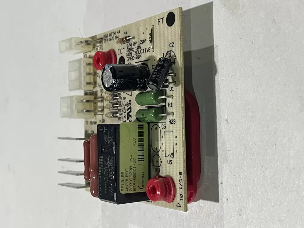 Whirlpool W10353224 Refrigerator Control Board AZ156891 | KM1366