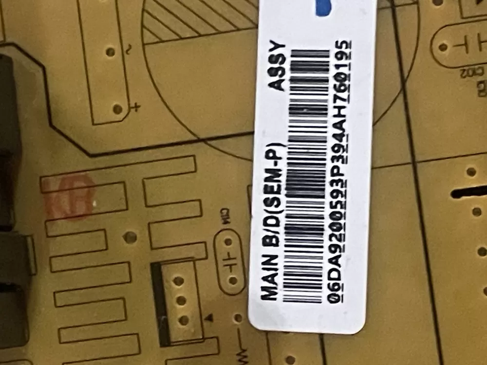 Samsung DA92 00593P Refrigerator Control Board Main AZ24690 | WM436