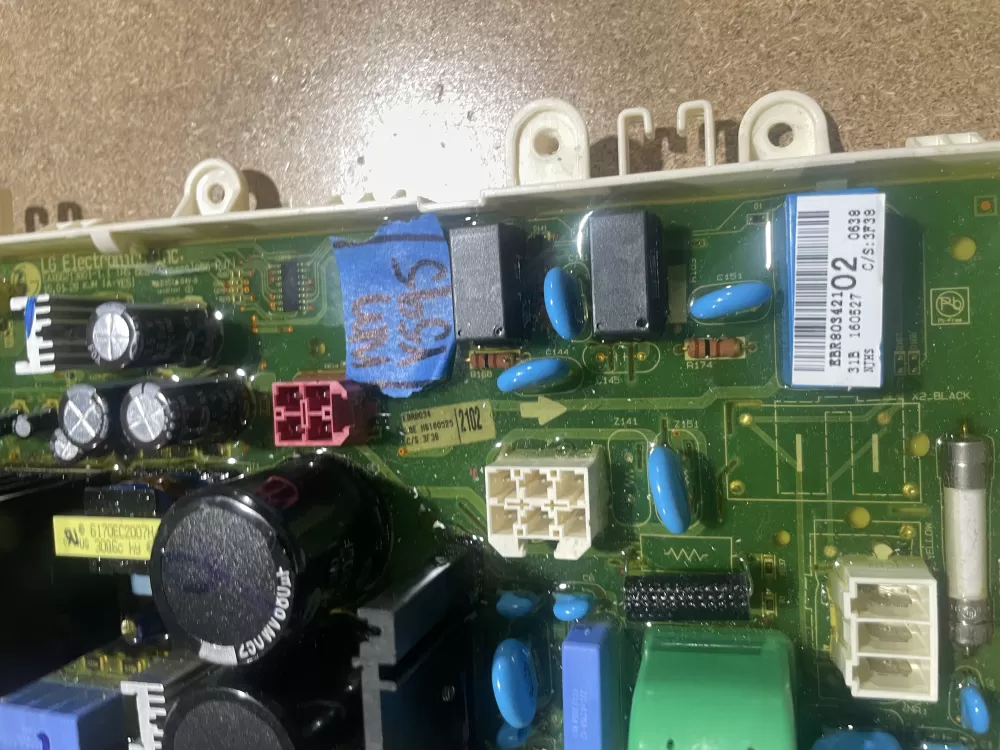 LG EBR80342110 EBR80342102 PS11711008 Washer Control Board AZ67725 | Wmv595