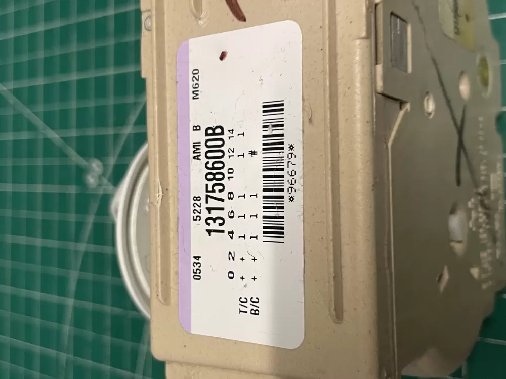 Frigidaire 131758600B GE Kenmore Washer Timer AZ203831 | Wm2187
