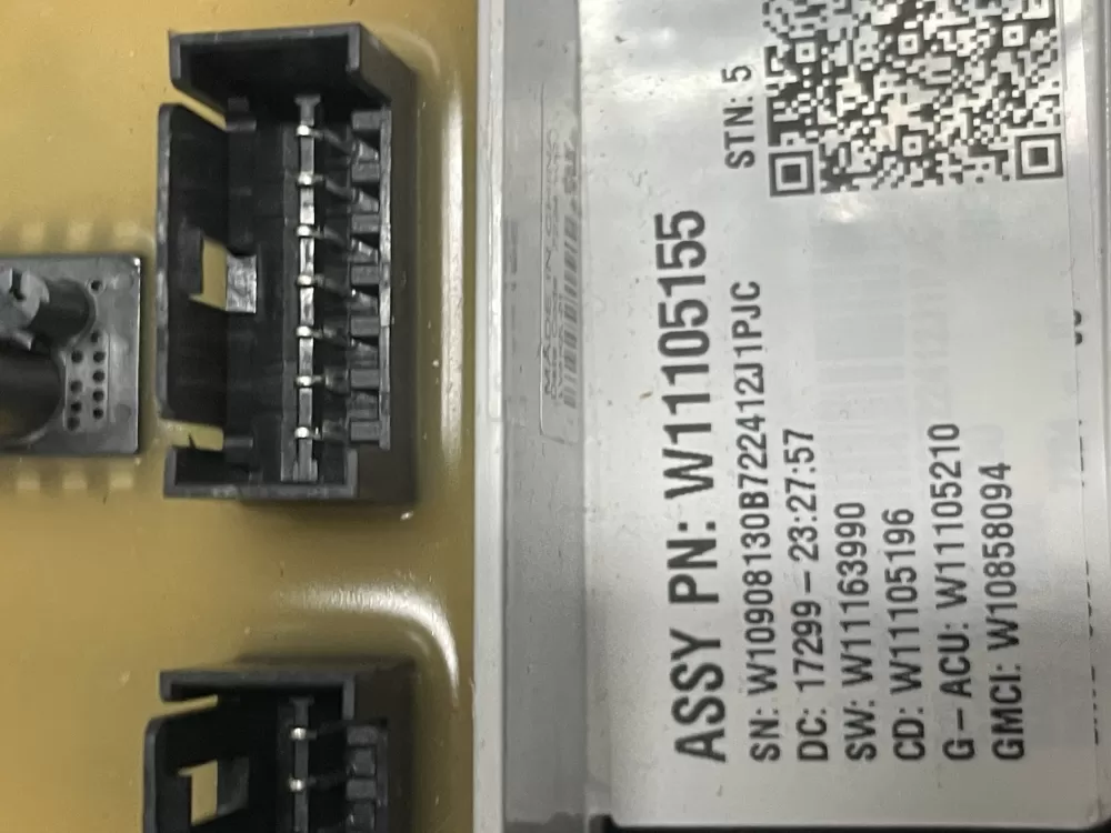 Whirlpool Maytag W11030478 W11105155 Washer Control Board AZ11755 | 628