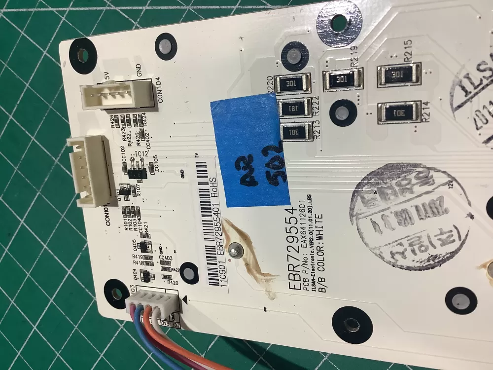 LG EBR72955401 Refrigerator Control Board AZ187952 | AR502