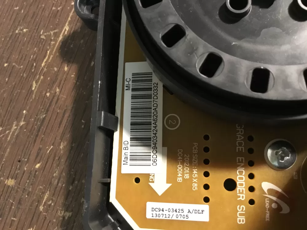 Samsung DC94 03424A Washer Control Board AZ38917 | NRV384