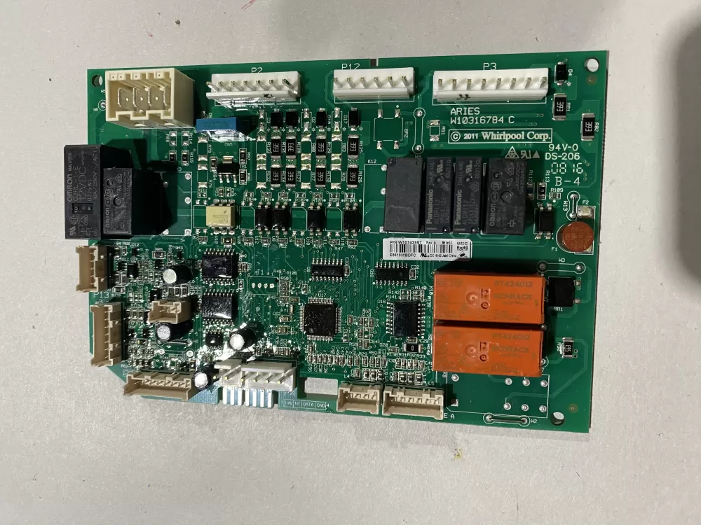 Whirlpool  KitchenAid  Kenmore  Jenn-Air W10743957 WPW10743957 PS11757364 Refrigerator Control Board
