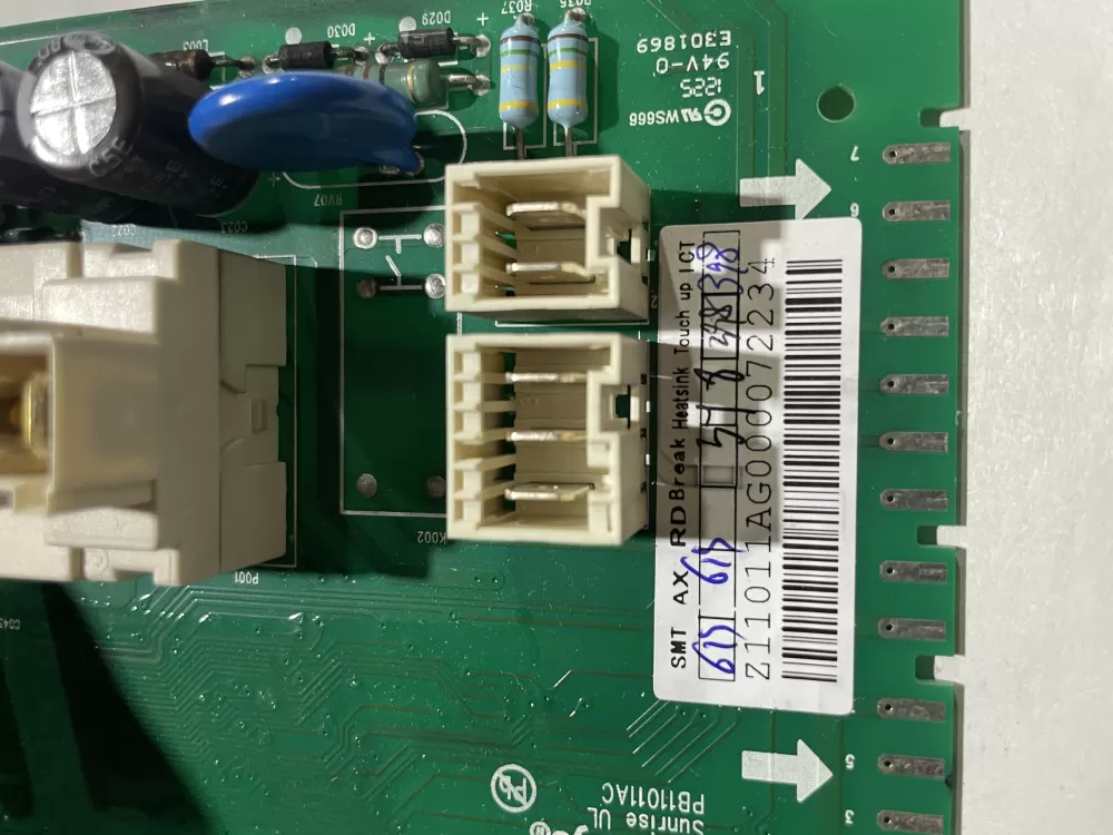 Invensys PB11011AC Control Board AZ187357 | Wm2050