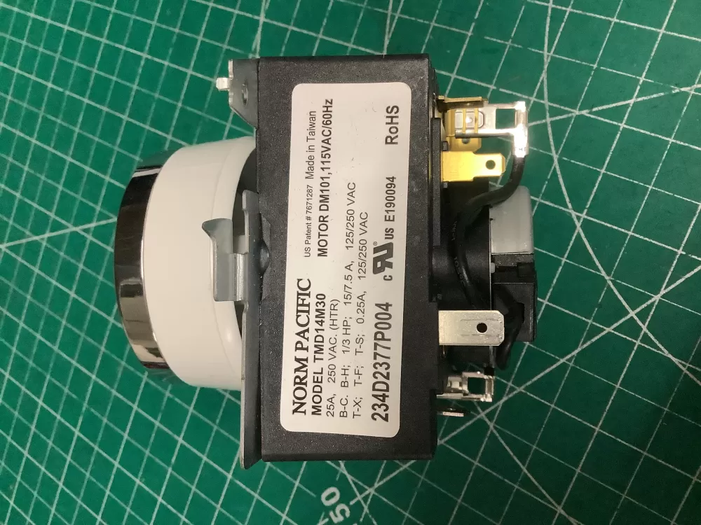 GE WE04X24550 234D2377P004 TMD14M30 Dryer Timer AZ199604 | AR2780