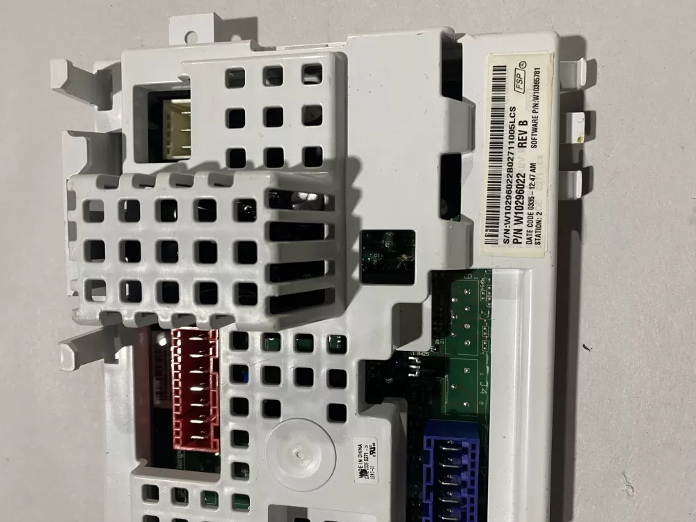 Whirlpool Maytag Washer Control Board   W10296107 AZ123236 | BK2249