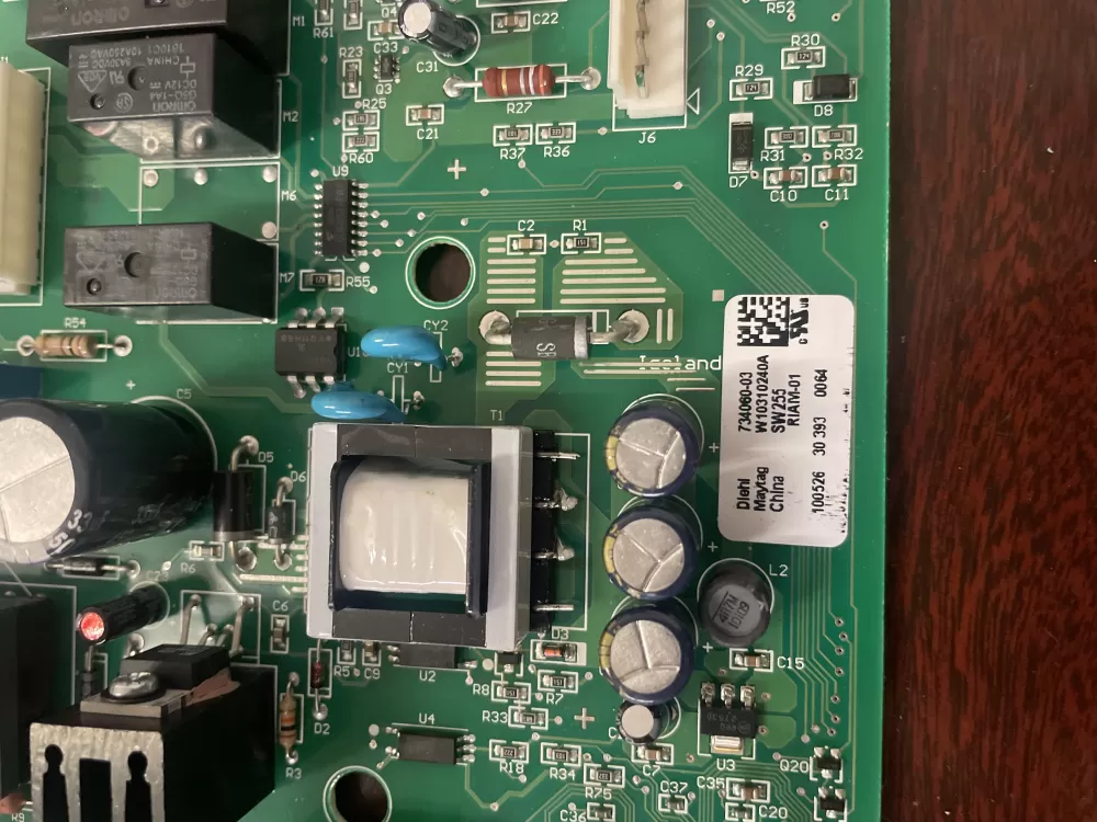 Whirlpool 12920721 W10310240A Refrigerator Control Board AZ41132 | KM1715