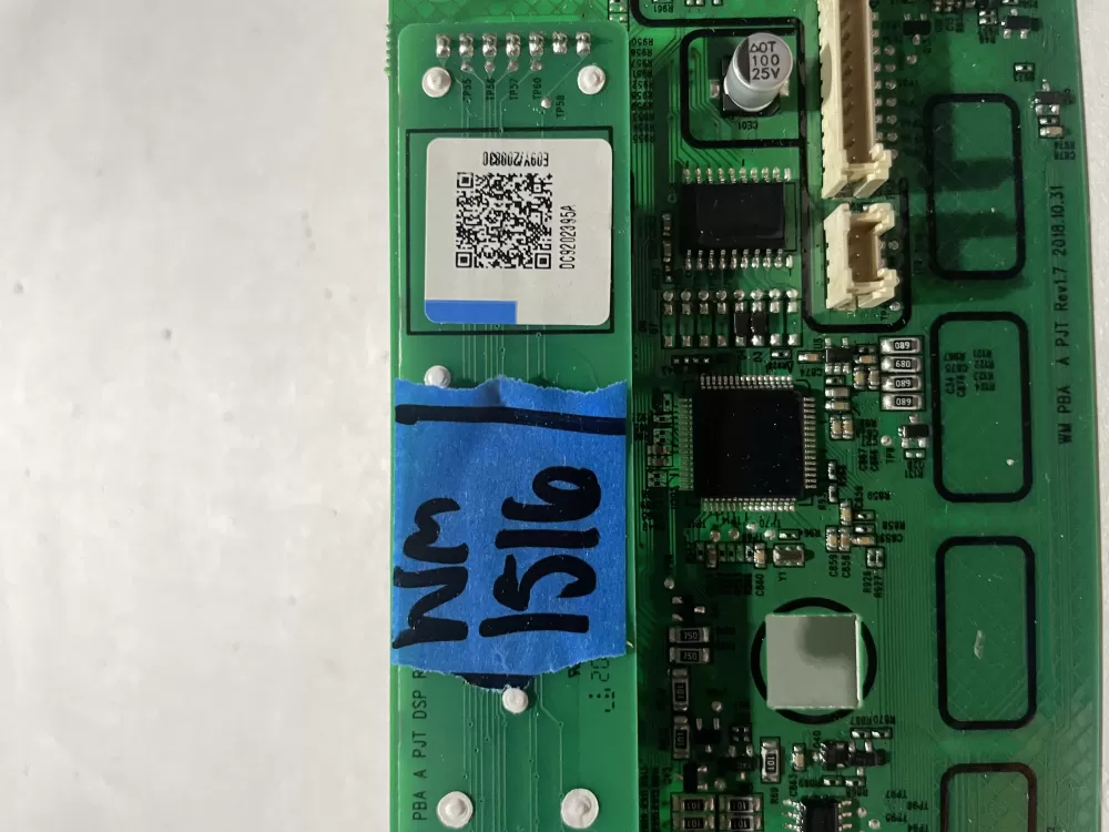 Samsung DC92-02395A Dryer Control Board AZ230353 | Wm1516
