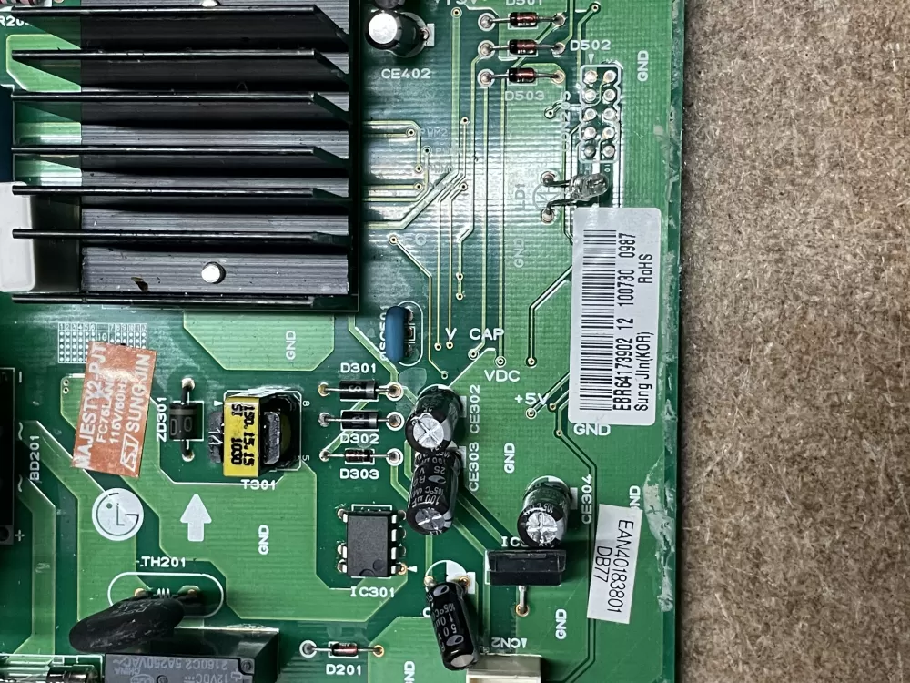 Kenmore LG EBR64173902 Refrigerator Control Board Electronic AZ12571 | KM1111