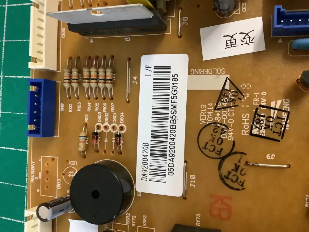 Samsung refrigerator main PCB DA92-00420B AZ226724 | NR549