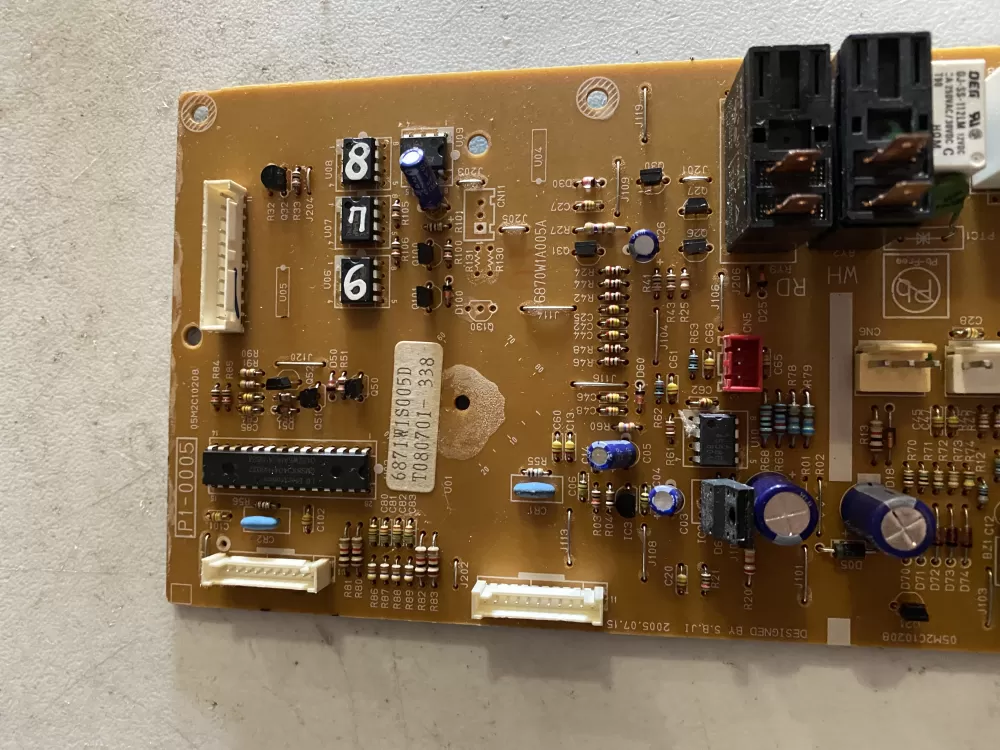 GE 6870W1A005A 6871W1S005D Microwave Control Board AZ43894 | BK1750