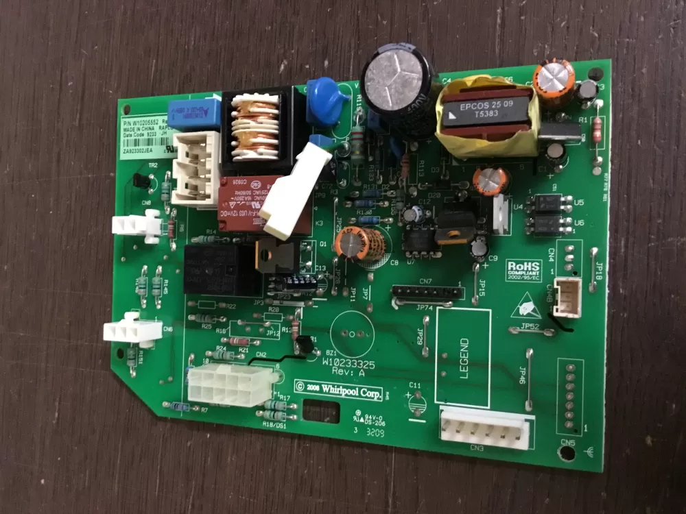 Whirlpool  KitchenAid  Kenmore  Jenn-Air AP6019378 W10205552 W10268635 W10317076 WPW10317076 PS11752684 Refrigerator Control Board