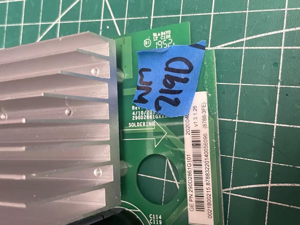 GE 290D2861G101 Washer Control Board AZ204008 | Wm2190