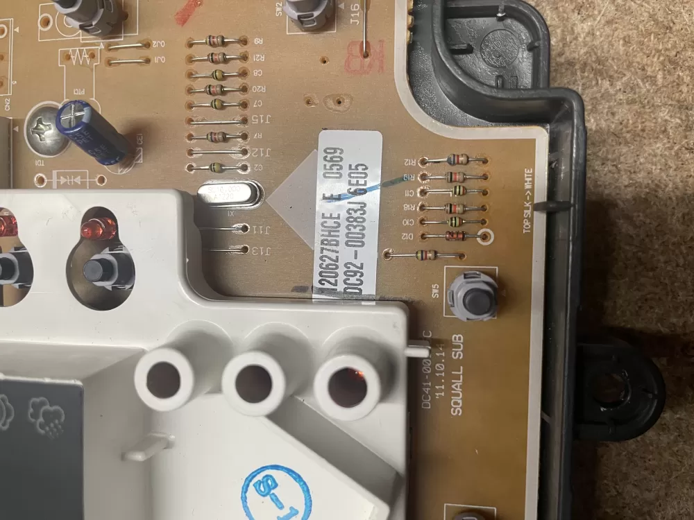 Samsung DC92 00383J Washer Control Board AZ11130 | KMV246
