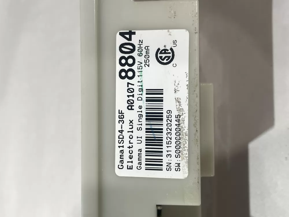 Frigidaire A01078804 242207704 Refrigerator UI Control Board AZ205659 | Wm135