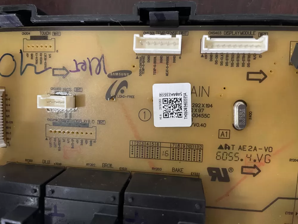 Samsung DE94-03595A Range Oven Control Board Display AZ54724 | KMV516