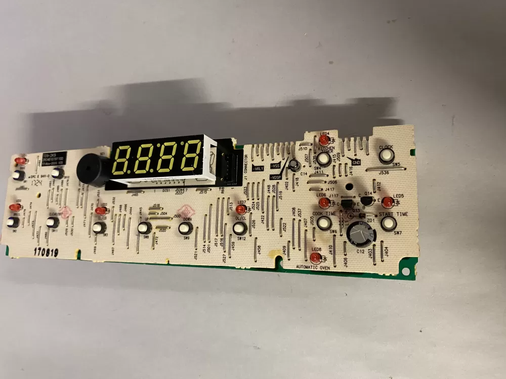 GE 2RC4B10191100 T09 2K9 Range Oven Control Board AZ219348 | BK751